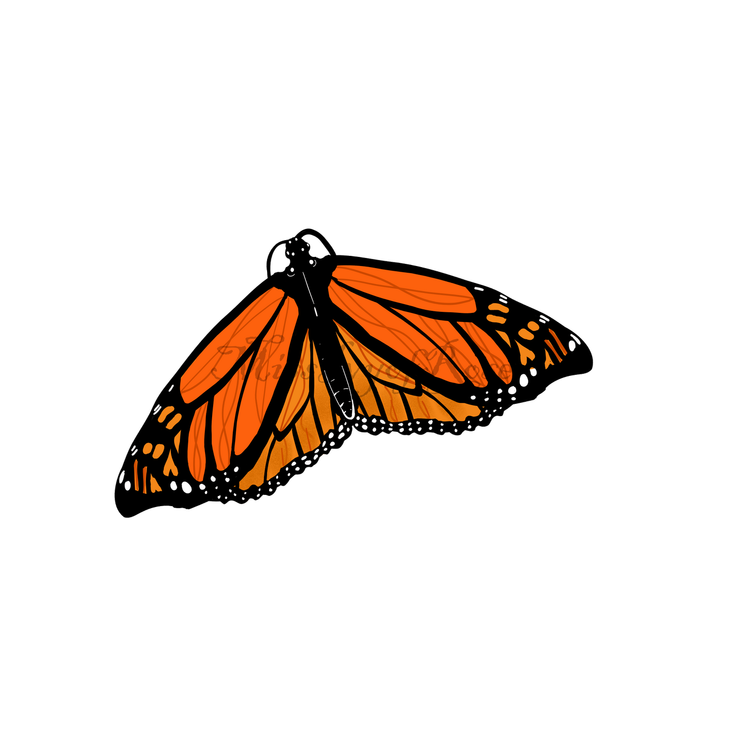 Monarch Butterfly Sticker