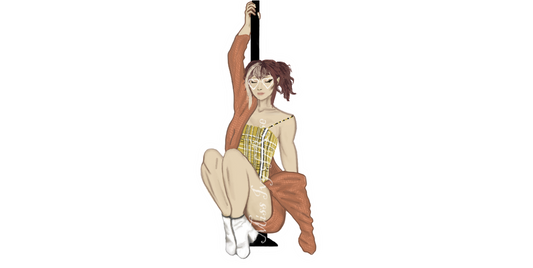 Pole Girl Sticker