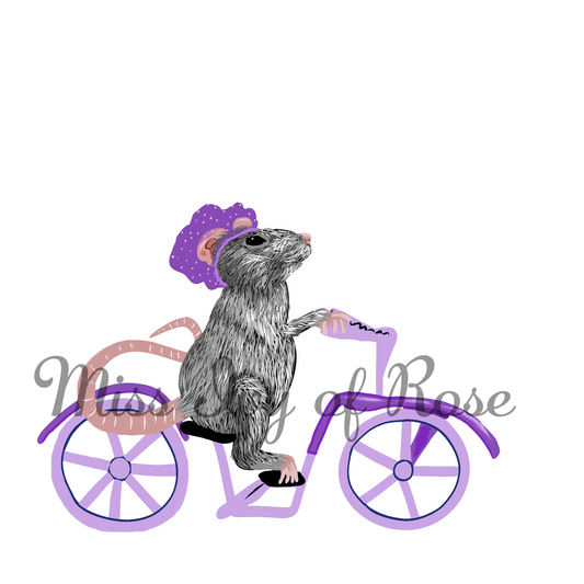 Bicycle Rat Sticker