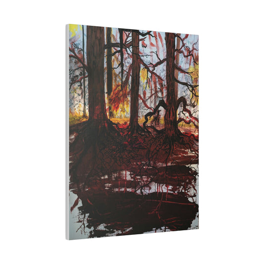 Metalwood Canvas Print