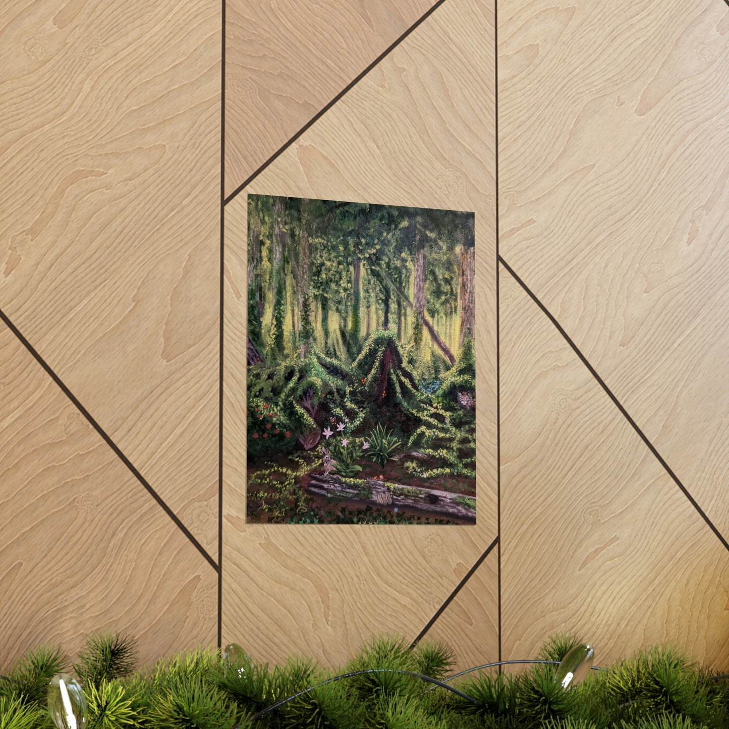 Bright Wood Poster Print