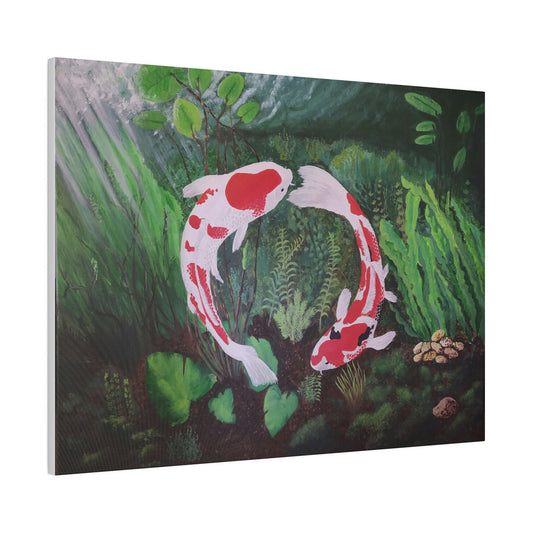 Koi Ying and Yang Canvas Print